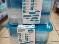 50 dėžučių su dangteliais rinkinys