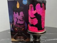 Led lempa - liepsna labai tikroviškai dega