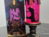 Led lempa - liepsna labai tikroviškai dega