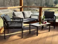 Naujas terasinis baldų komplektas