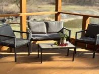 Naujas terasinis baldų komplektas