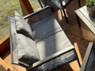 Naujas terasinis baldų komplektas