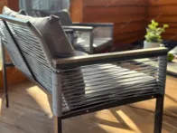 Naujas terasinis baldų komplektas