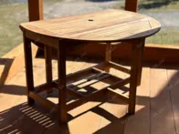 Naujas terasinis baldų komplektas