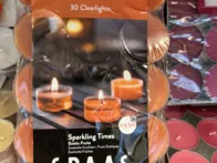 Arbatinės žvakutes 30vnt - tropinių vaisių kvapo