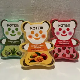 Muilas - kempinė 2in1 rinkinys