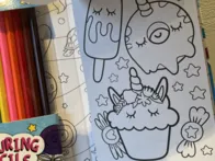 Kelioninė spalvinimo knygelė + pieštukai