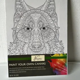 Piešinys ant drobės spalvinimui