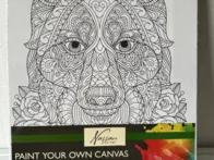 Piešinys ant drobės spalvinimui