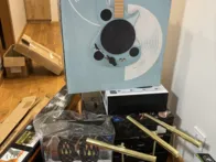 Muzikos prekiu ir kitu daiktu deze (42vnt):