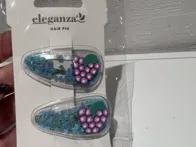 Plaukų segtukais su judančiais burbuliukais 2vnt