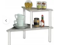 Kampinė lentyna virtuvei, voniai ir pan