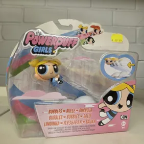 Powerpuff Girls figūrėlė su transporto priemone