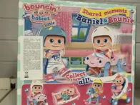 BOUNCIN BABIES LĖLĖ BANIELIS SU VAIKŠTINĖMIS