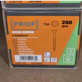3,5×45 mm 200 vnt