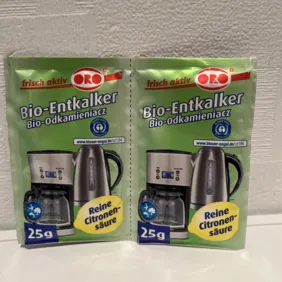 Arbatinukų, kavinukų kalkių valymo milteliai