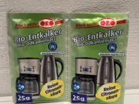 Arbatinukų, kavinukų kalkių valymo milteliai