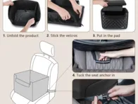 Autokėdutė-guolis augintiniui 