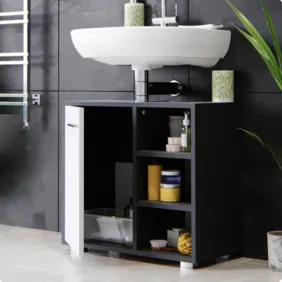 Nauja vonios spintelė praustuvui