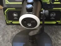 JYX U120 žaidimų stalinis mikrofonas su RGB kvėpav