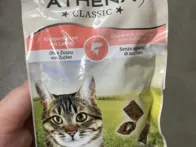 Skanėstai katėms - pagalvėlės su lašiša 60g