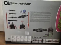 Dronas R/V Observer su vaizdo kamera