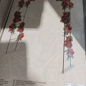 Arka balionams, rožėms, ar vijokliniams augalams