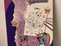 Spalvinimo knygelė su vienaragiais ir lipdukais