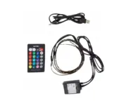 USB RGB LED juosta su pulteliu