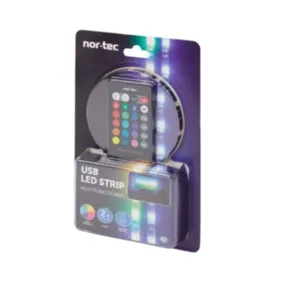 USB RGB LED juosta su pulteliu