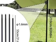 2,1m atraminiai tento stulpai