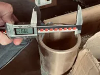 Bronzinė įvorė ∅95x80x100 mm