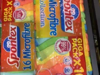 mikrofibra šluostės 16vnt