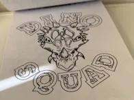 Spalvinimo knygelė su dinozaurais ir lipdukais