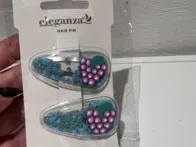 Plaukų segtukais su judančiais burbuliukais 2vnt