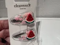 Plaukų segtukais su judančiais burbuliukais 2vnt