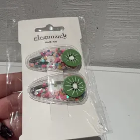 Plaukų segtukais su judančiais burbuliukais 2vnt