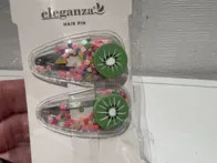 Plaukų segtukais su judančiais burbuliukais 2vnt