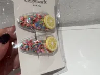 Plaukų segtukai su judančiais burbuliukais 2vnt