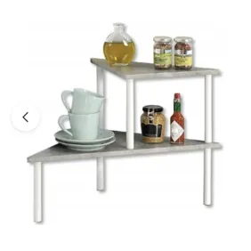 Kampinė lentyna virtuvei, voniai ir pan