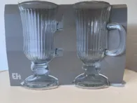 2 puodelių rinkinys - storo stiklo - puikiai atrod
