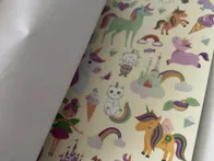 Lipdukų knygelė vienaragiai