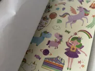 Lipdukų knygelė vienaragiai