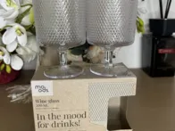 Plastikinės vyno taurės 2vnt