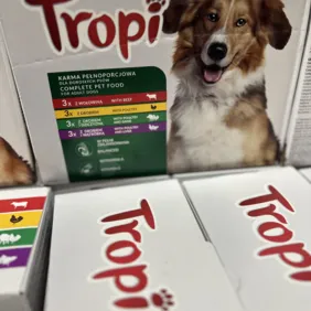 Tropi šlapias maistas šunims, 12 pakelių