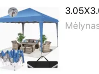 Pavėsinė 3x3m išskleidžiama