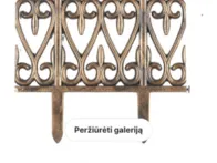 Dekoratyvinė tvorelė augalams atskirti 