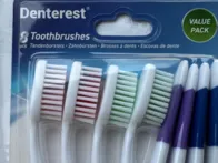 Dantų šepetėlių rinkinys 8vnt