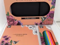 Mandalų spalvinimo rinkinys su pieštukais