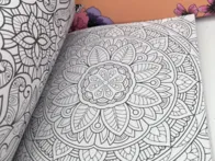 Mandalų spalvinimo rinkinys su pieštukais